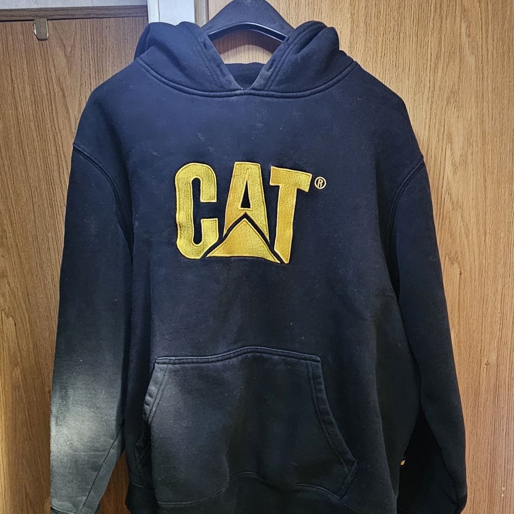 Black Hoodie with Yellow Logo -